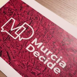 Style and Logo of the MurciaDecide communication campaign.